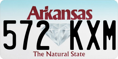 AR license plate 572KXM