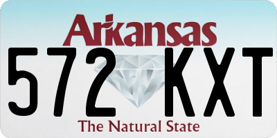 AR license plate 572KXT