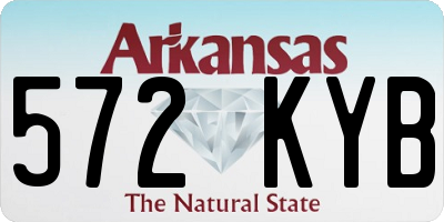 AR license plate 572KYB