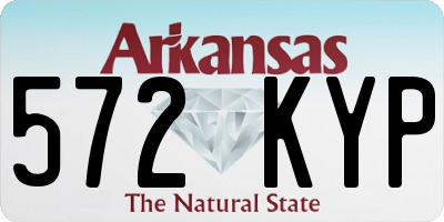 AR license plate 572KYP