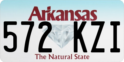AR license plate 572KZI