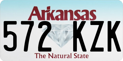 AR license plate 572KZK