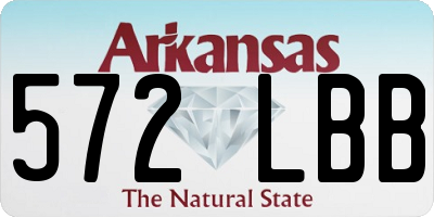 AR license plate 572LBB