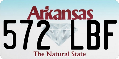 AR license plate 572LBF