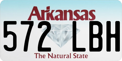 AR license plate 572LBH