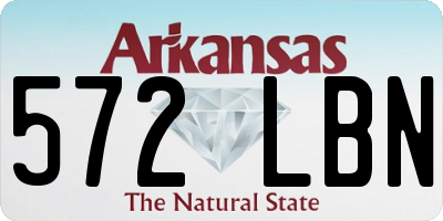 AR license plate 572LBN