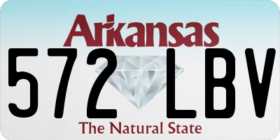 AR license plate 572LBV