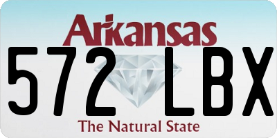 AR license plate 572LBX