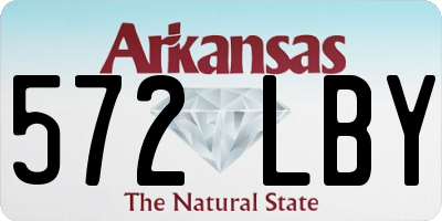 AR license plate 572LBY