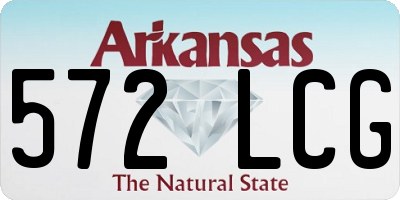 AR license plate 572LCG
