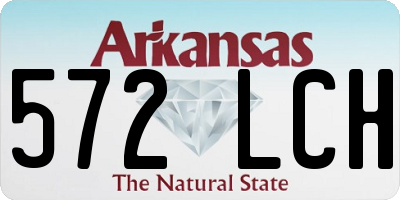 AR license plate 572LCH