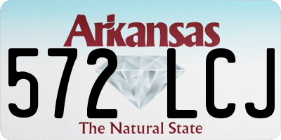 AR license plate 572LCJ