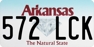 AR license plate 572LCK