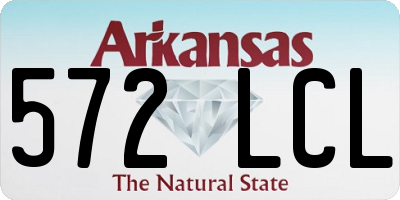 AR license plate 572LCL