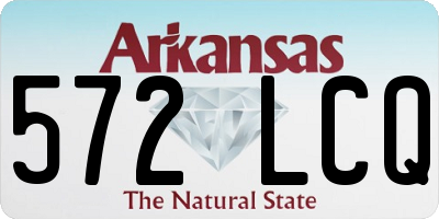 AR license plate 572LCQ