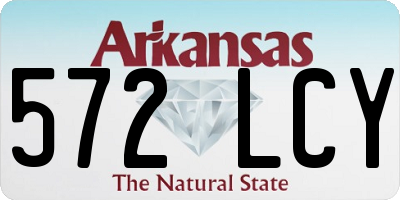 AR license plate 572LCY