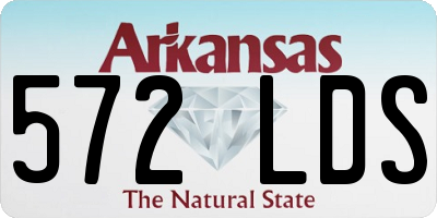 AR license plate 572LDS