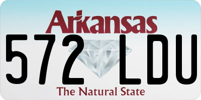 AR license plate 572LDU