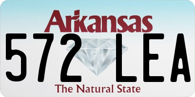 AR license plate 572LEA