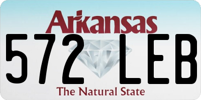 AR license plate 572LEB
