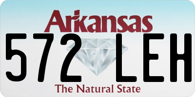 AR license plate 572LEH