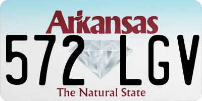 AR license plate 572LGV