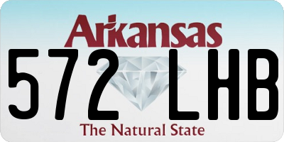 AR license plate 572LHB