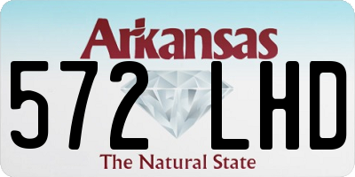 AR license plate 572LHD