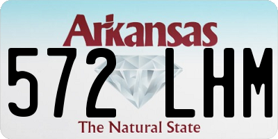 AR license plate 572LHM