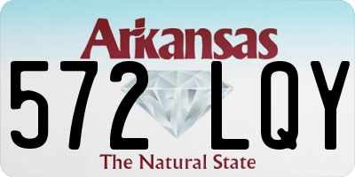 AR license plate 572LQY