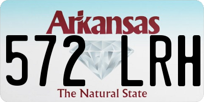 AR license plate 572LRH