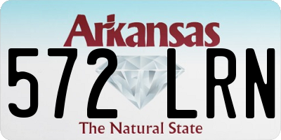 AR license plate 572LRN