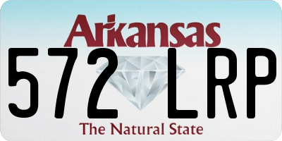 AR license plate 572LRP