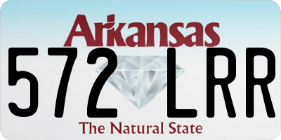 AR license plate 572LRR