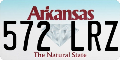 AR license plate 572LRZ