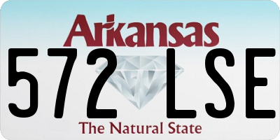 AR license plate 572LSE