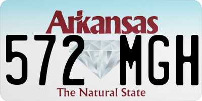 AR license plate 572MGH
