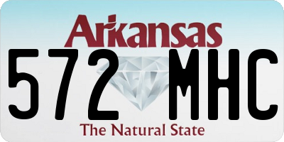 AR license plate 572MHC