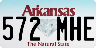 AR license plate 572MHE