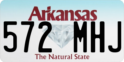 AR license plate 572MHJ