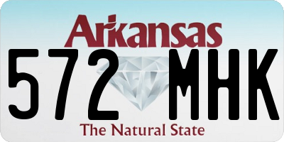 AR license plate 572MHK