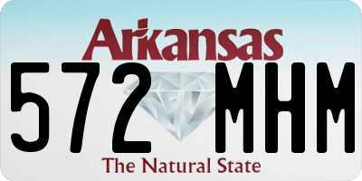AR license plate 572MHM