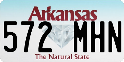 AR license plate 572MHN
