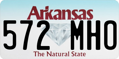 AR license plate 572MHO