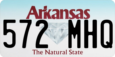 AR license plate 572MHQ