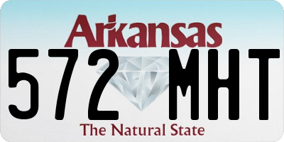 AR license plate 572MHT