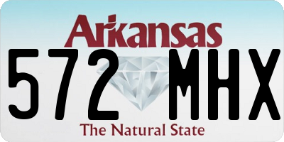 AR license plate 572MHX