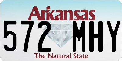 AR license plate 572MHY