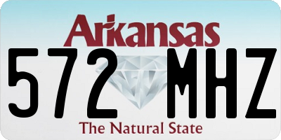 AR license plate 572MHZ