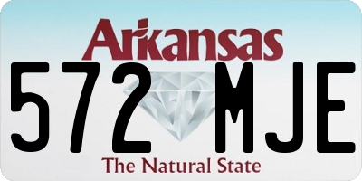 AR license plate 572MJE